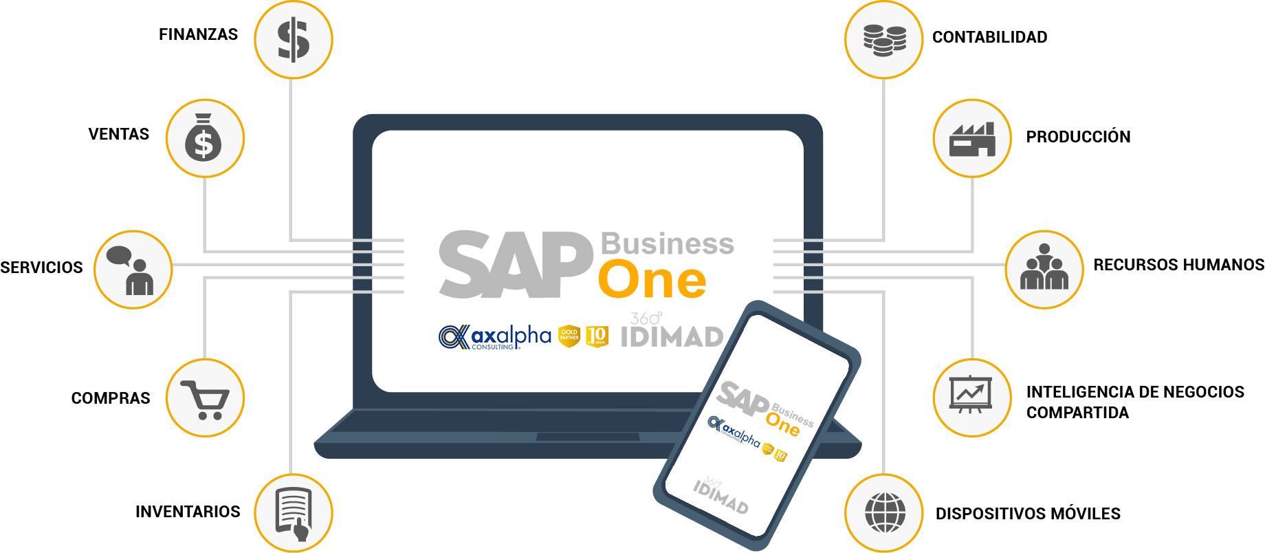 Idimad 360 Agencia de Marketing y Tecnologia en Salamanca desarrollo SAP BUSINESS ONE